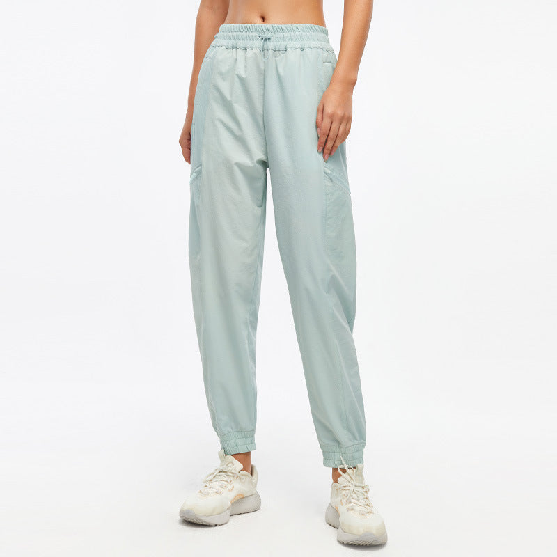 New Sweatpants Ladies Loose Slim Running Pants Dance Quick-drying Breathable Leg Pants Summer Fitness Yoga Pants
