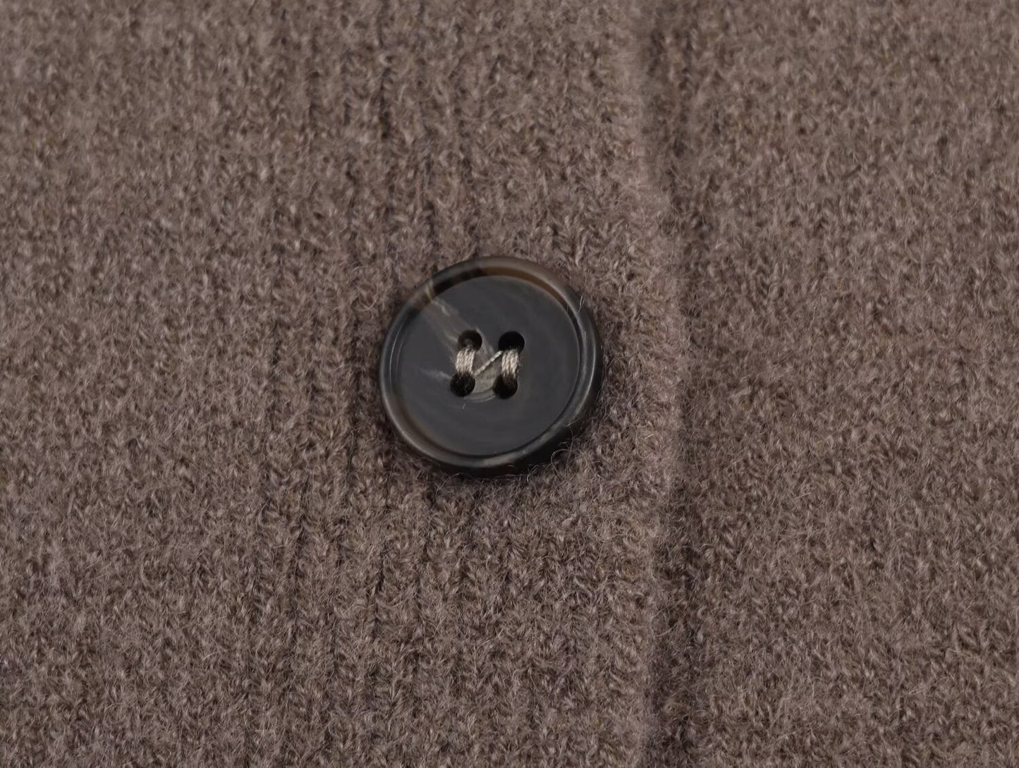 Women's new faux fur effect lapel knitted Coat