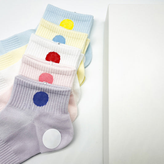 Women's New Joker Thin Combed Cotton Sweat-absorbent Breathable Socks in Summer
